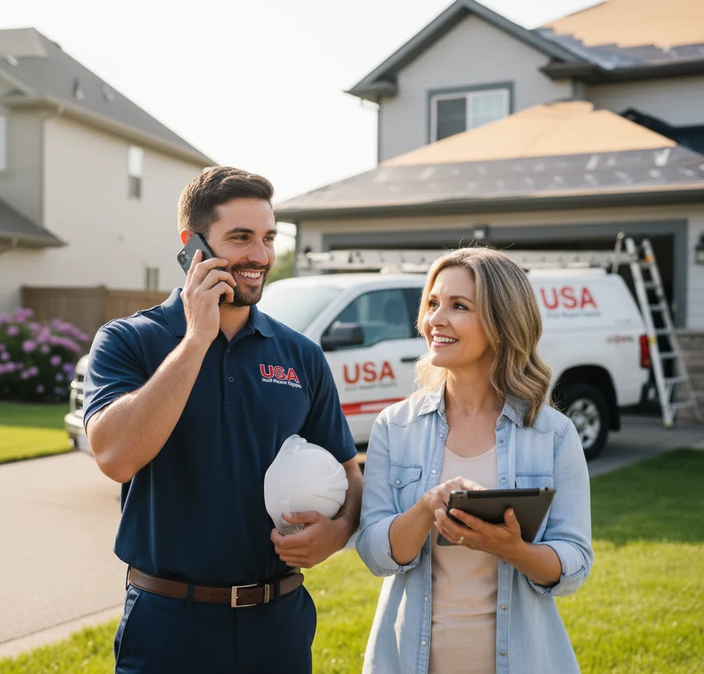 USA Roof Repair Experts customer support in Lutz